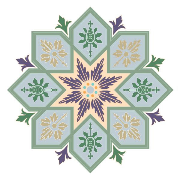 وکتور طرح اسلیمی